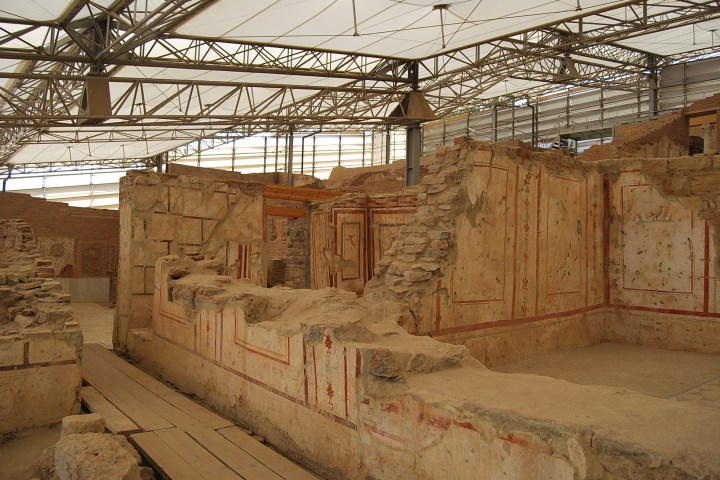 the inside of a building Ephesus Terrace Houses