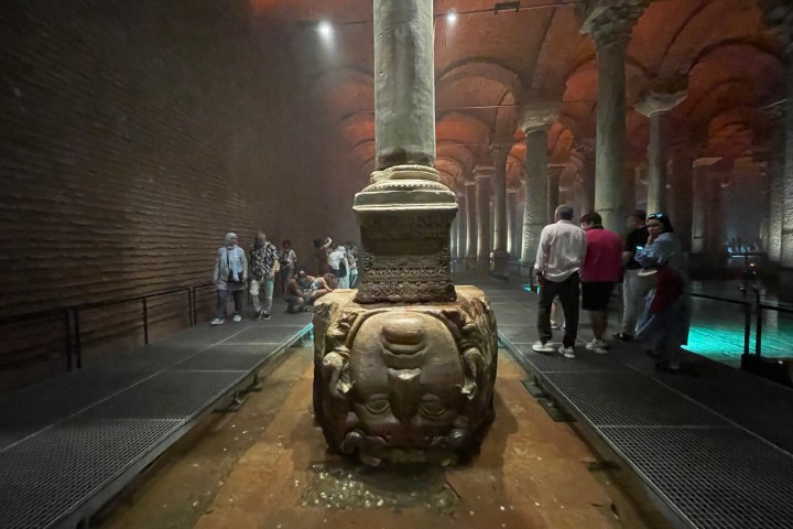 a statue of a person