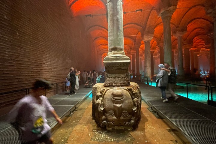 a statue of a person