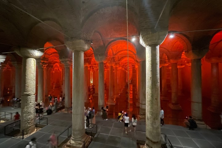 a close up of a street